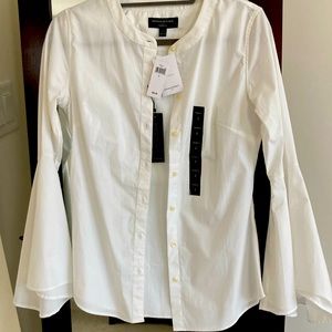 Banana Republic white 100% cotton size 2. Original price $64.99 your price $30